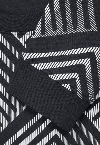 Shirt mit Grafikprint black
