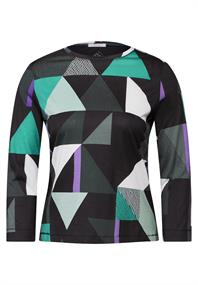 Shirt mit grafischem Print black
