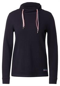 Shirt mit großem Kragen deep blue