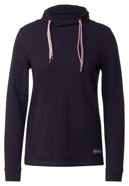 Shirt mit großem Kragen deep blue