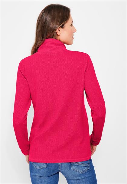 Shirt mit großem Kragen fresh pink