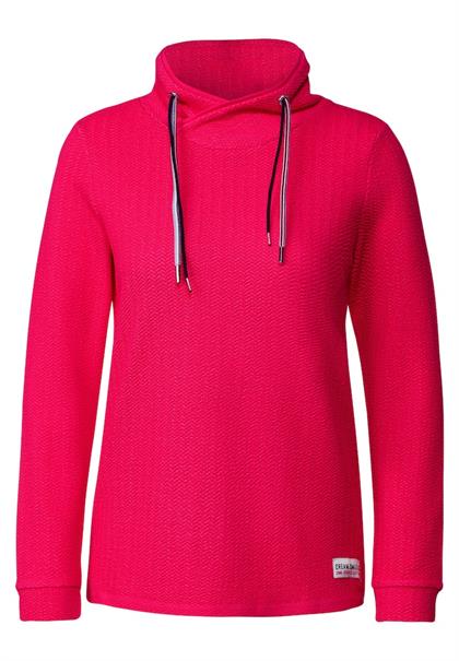 Shirt mit großem Kragen fresh pink