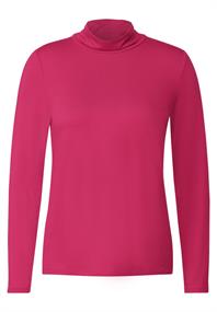 Shirt mit hohem Kragen cosy coral