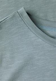 Shirt mit Häkeldetails arona blue