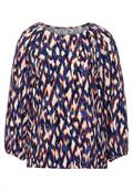 Shirt mit Ikat Print dark blue