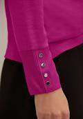 Shirt mit Knopfdetail bright cozy pink