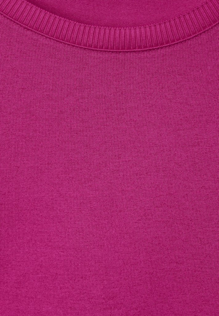 One mit cozy Knopfdetail kaufen bright bei Longsleeve bequem Street pink Damen online Shirt