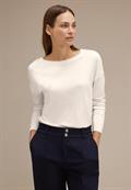 Shirt mit Knopfdetail lucid white
