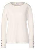Shirt mit Knopfdetail lucid white
