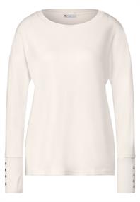 Shirt mit Knopfdetail lucid white