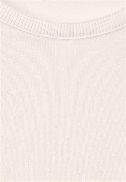 Shirt mit Knopfdetail lucid white