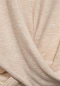 Shirt mit Knotendetail almond cream melange