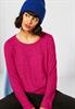 Shirt mit Knotendetail raspberry pink melange