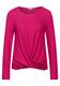 Shirt mit Knotendetail raspberry pink melange