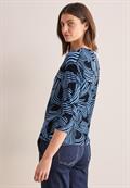 Shirt mit Knotendetail universal blue