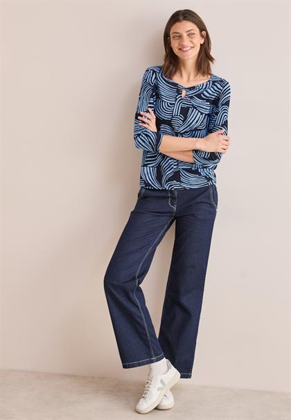 Shirt mit Knotendetail universal blue