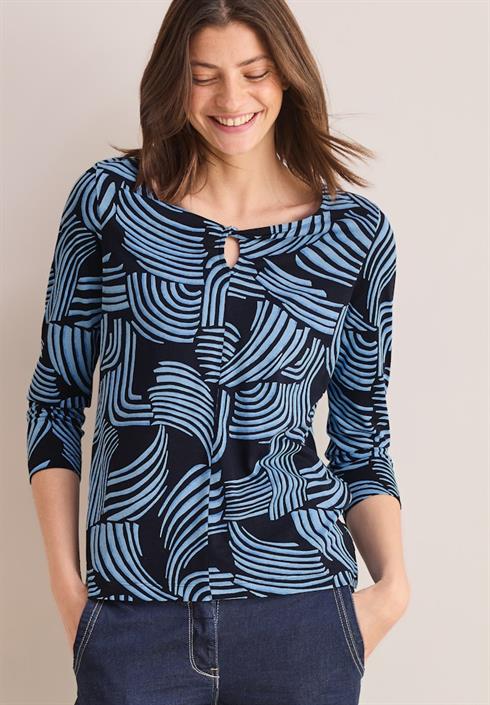 shirt-mit-knotendetail-universal-blue