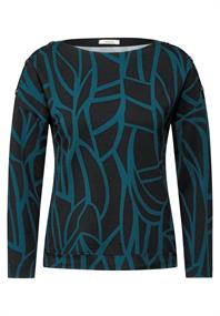 Shirt mit Knöpfen black