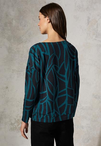 Shirt mit Knöpfen black