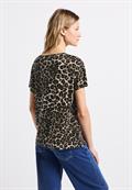 Shirt mit Leo-Muster black