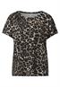 Shirt mit Leo-Muster black