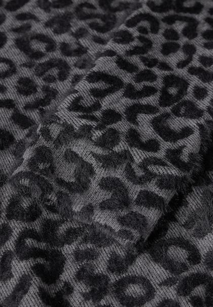 Shirt mit Leo-Muster gravel grey mel.