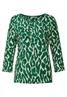 Shirt mit Leo Print dark brisk green
