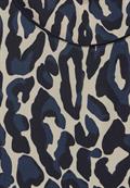 Shirt mit Leo Print deep blue