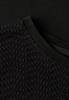 Shirt mit Lochmusterdetail black