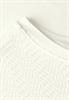 Shirt mit Lochmusterdetail off white