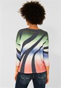 Shirt mit Multicolour Print novel green