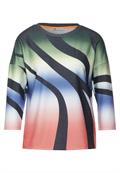 Shirt mit Multicolour Print novel green