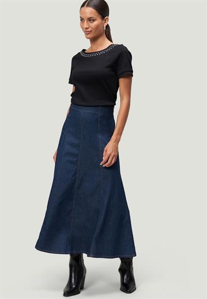Shirt mit Nieten patch blacksilver