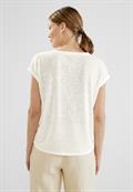 Shirt mit Partprint off white