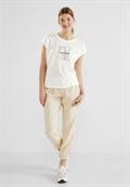 Shirt mit Partprint off white