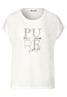Shirt mit Partprint off white