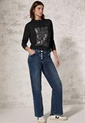Shirt mit Print black