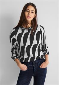 Shirt mit Print black