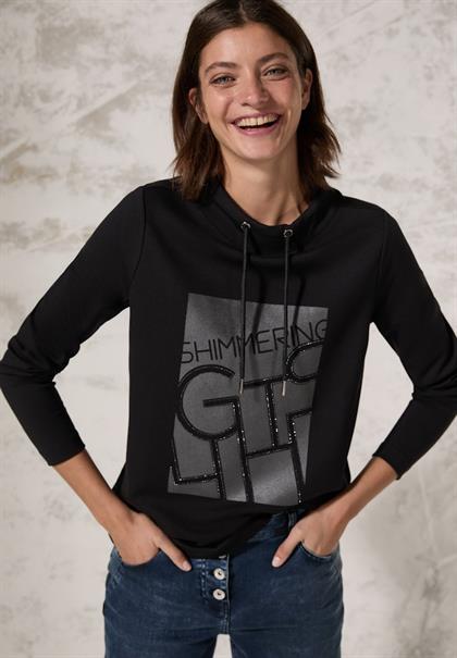 Shirt mit Print black