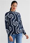 Shirt mit Print deep blue