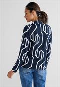 Shirt mit Print deep blue