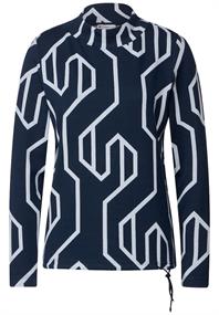 Shirt mit Print deep blue