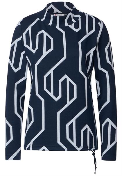 Shirt mit Print deep blue