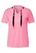 Shirt mit Print Tunnelzgband soft pink