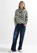 Shirt mit Printmix dynamic khaki