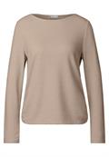 Shirt mit Raffungen honey sand mel.