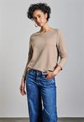 Shirt mit Raffungen honey sand mel.