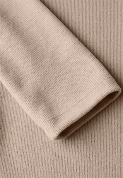 Shirt mit Raffungen honey sand mel.