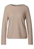 Shirt mit Raffungen honey sand mel.