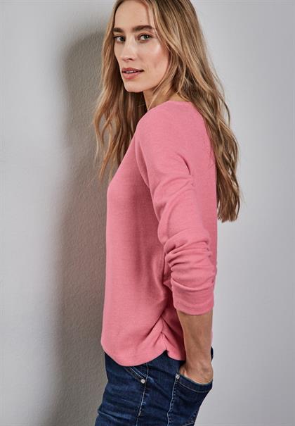 Shirt mit Raffungen sugar coral mel.